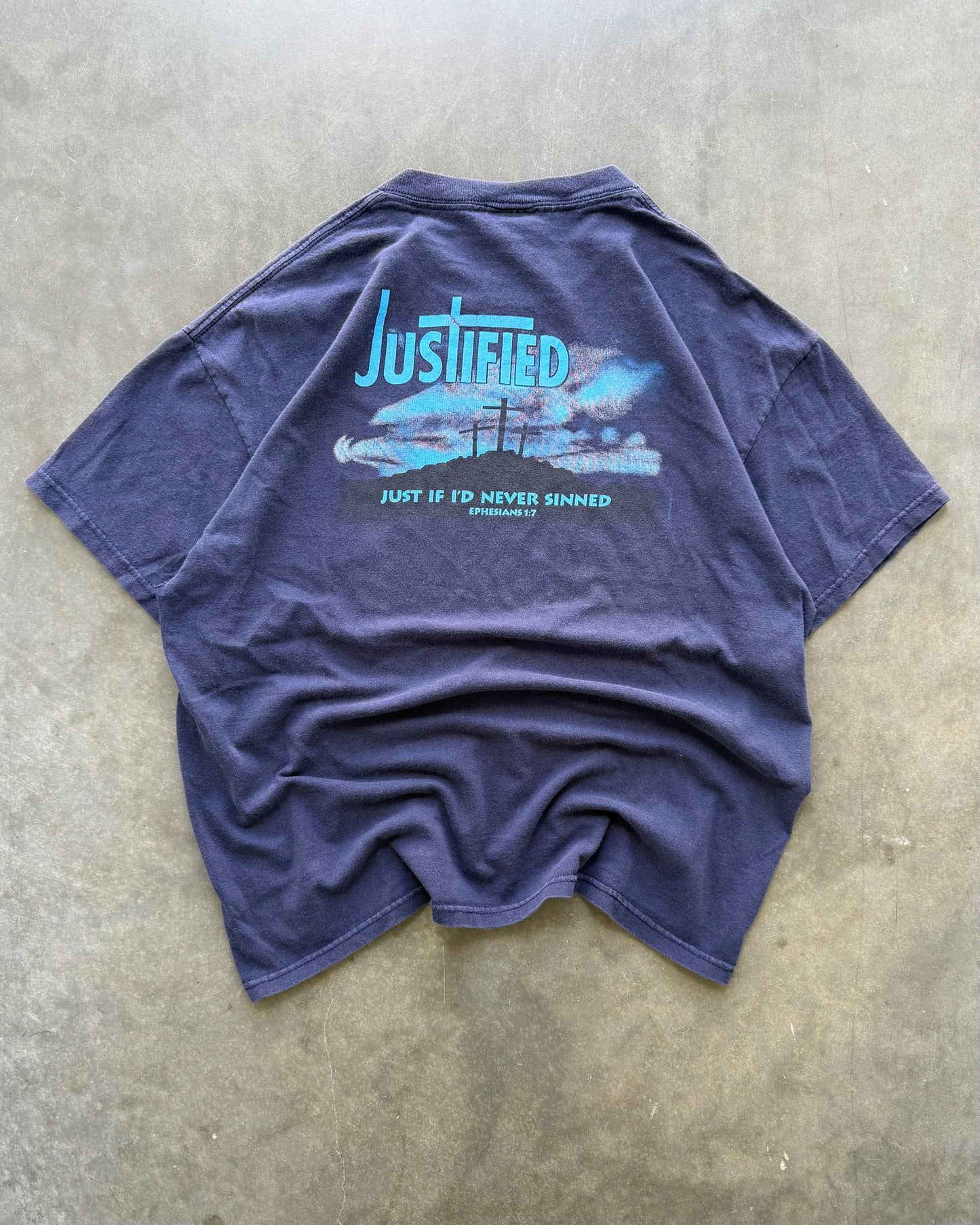 Vintage Justified Jesus Tee - L