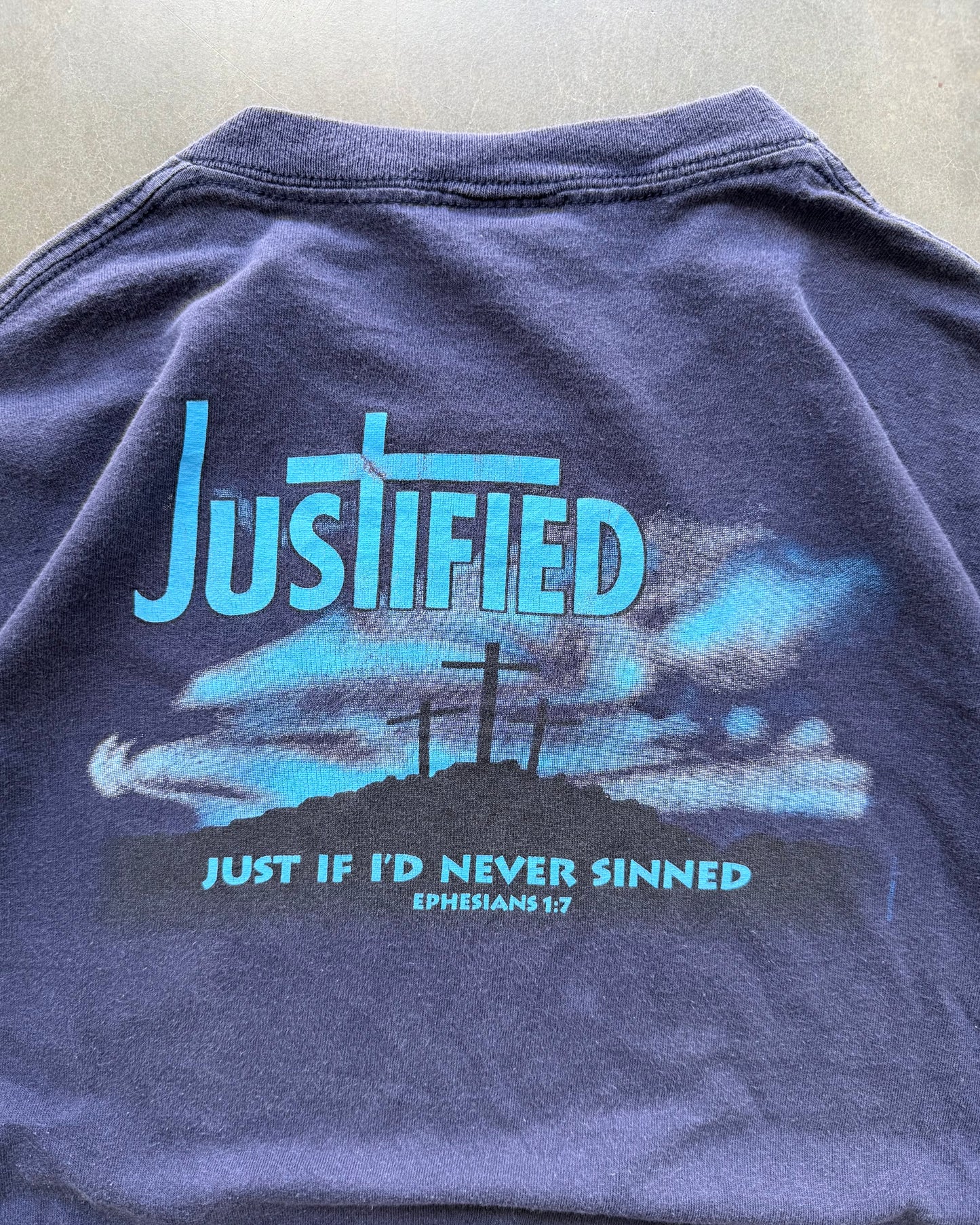 Vintage Justified Jesus Tee - L