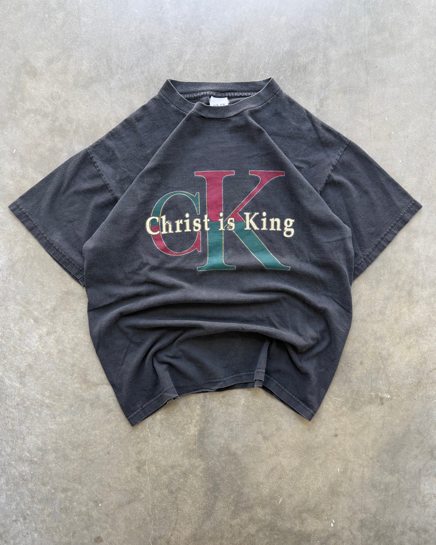 Vintage Christ is King Tee - L