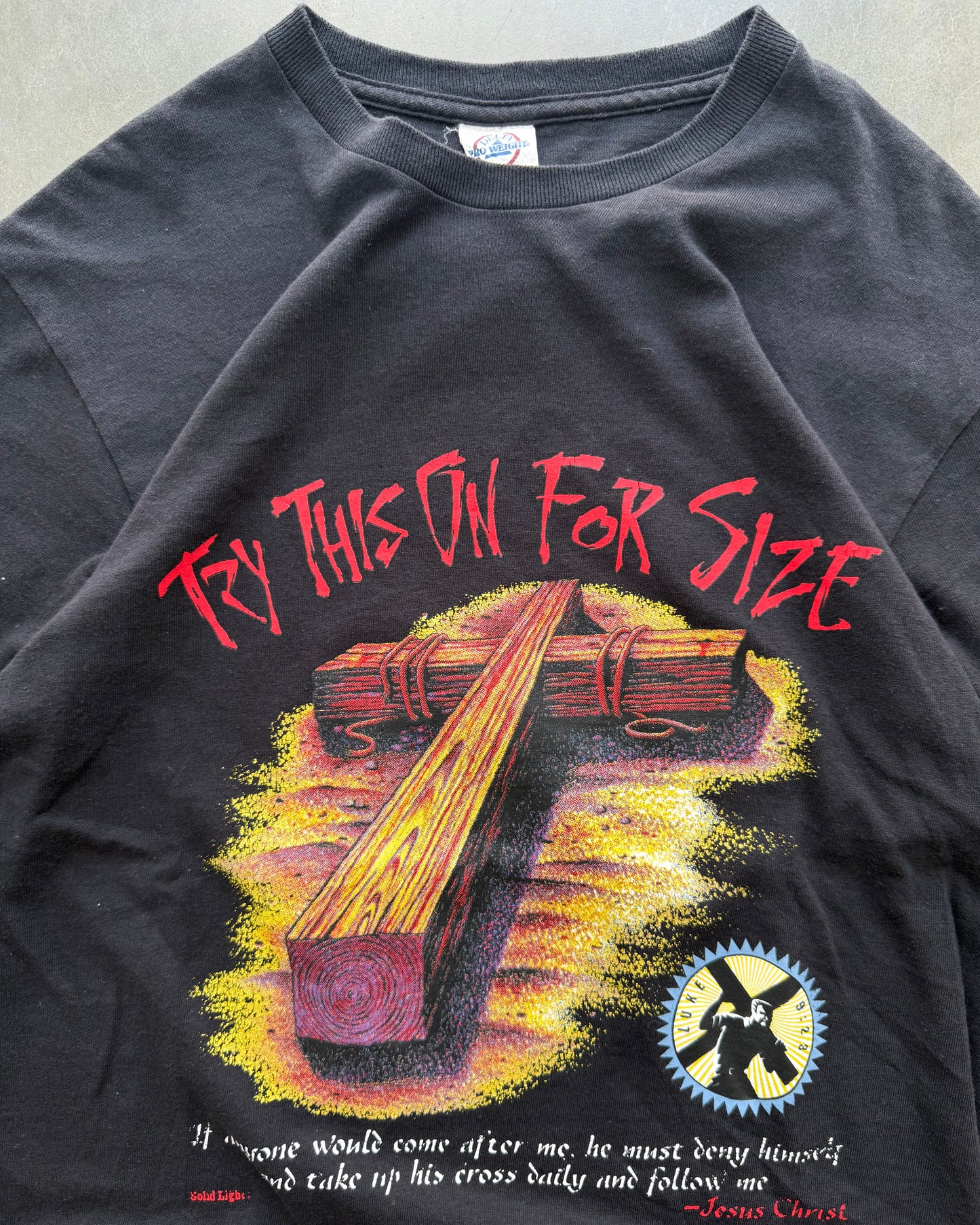 Vintage Try This On For Size Tee - M