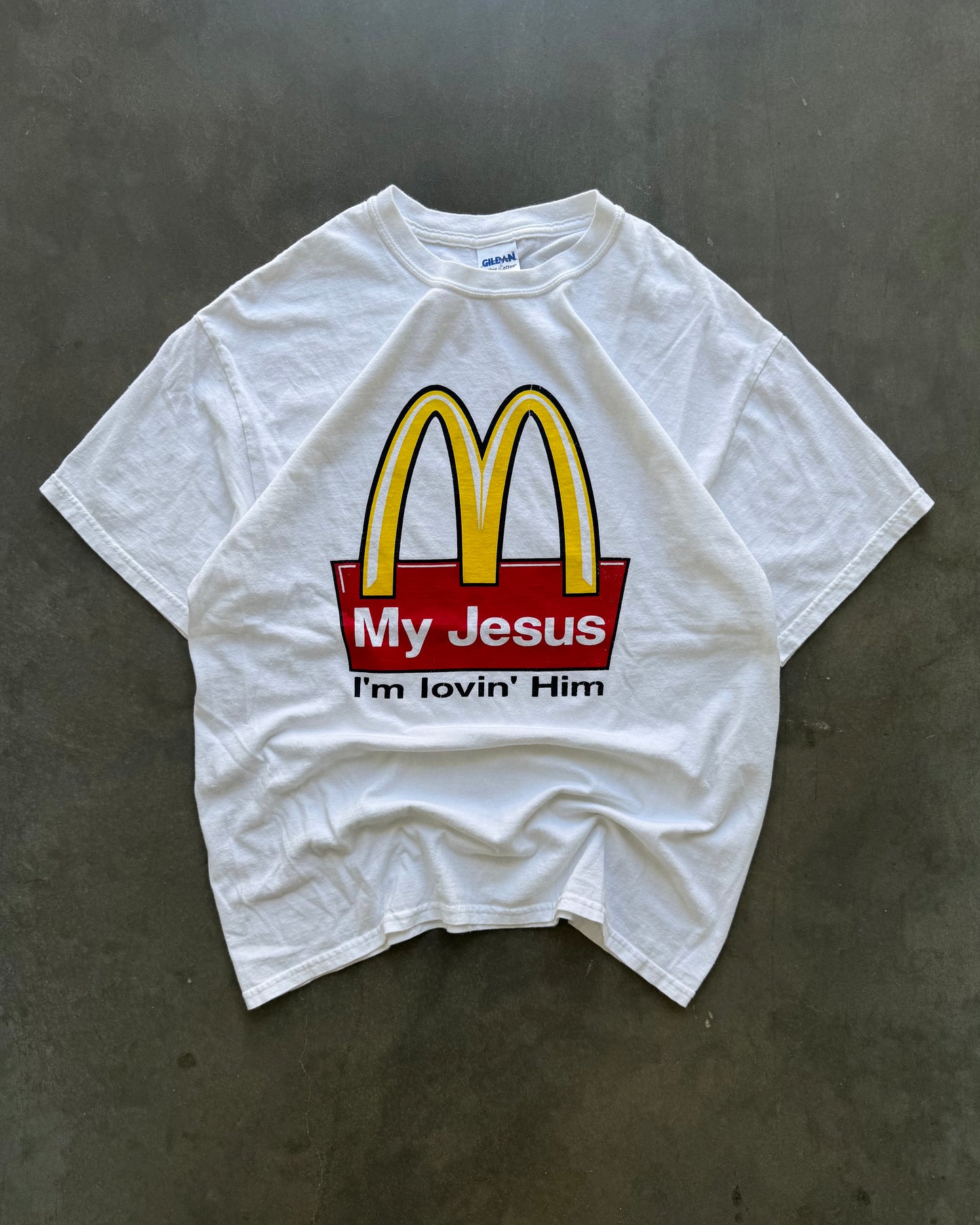 Vintage Jesus McDonalds Tee - L