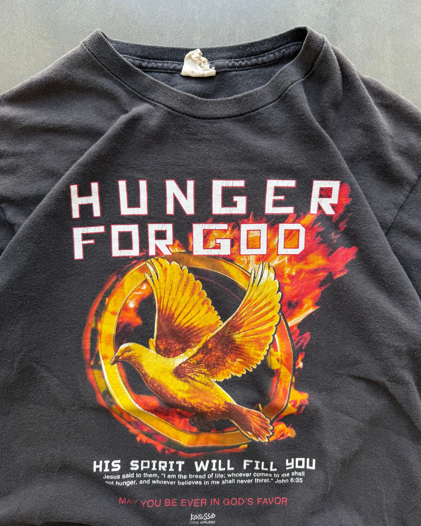 2000s Hunger For God Jesus Tee - M