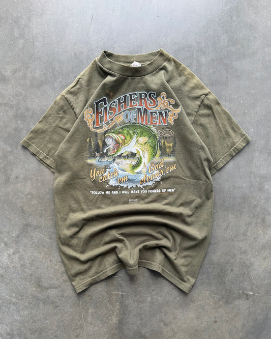 2000s Fishers Of Men Jesus Tee - S