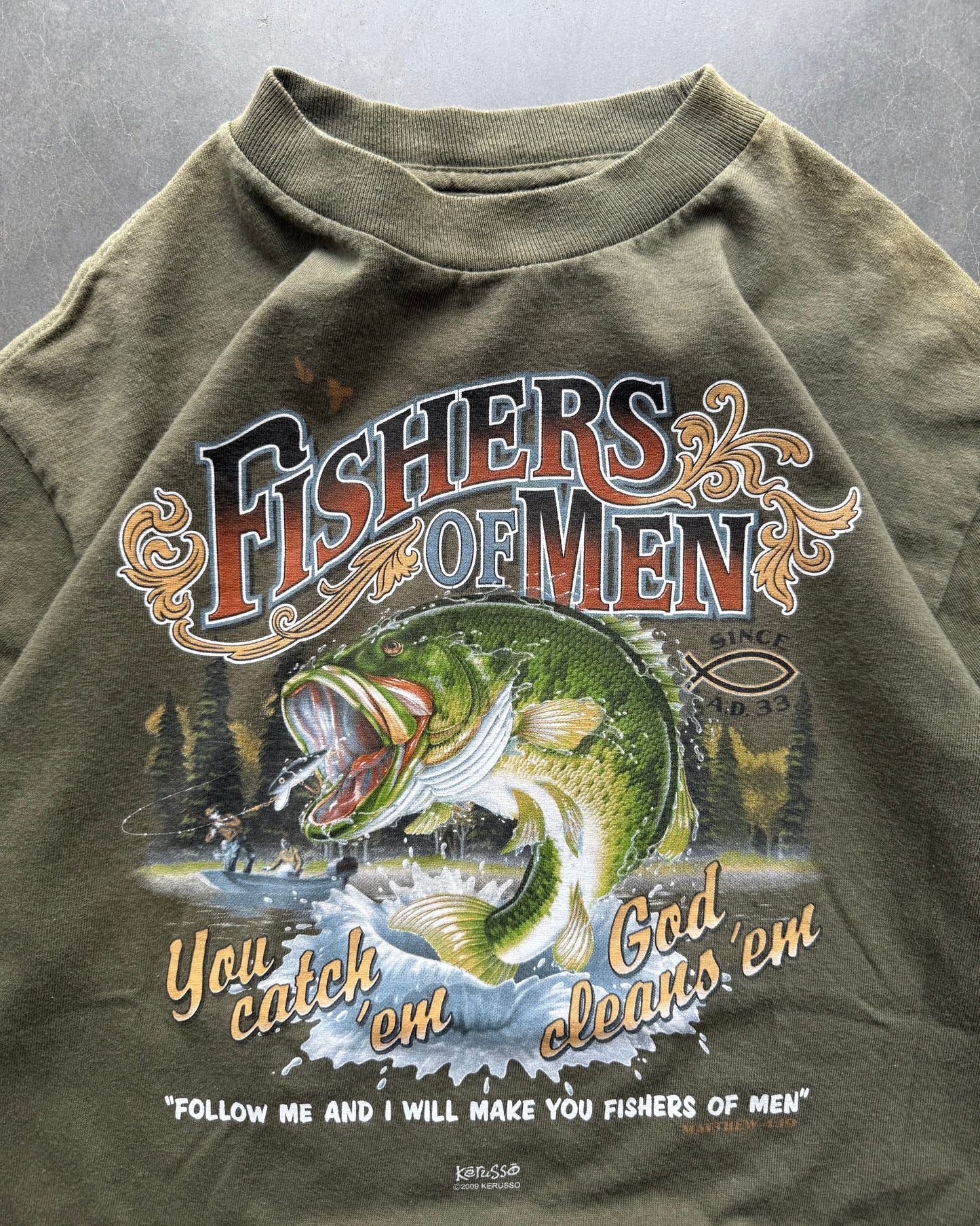 2000s Fishers Of Men Jesus Tee - S
