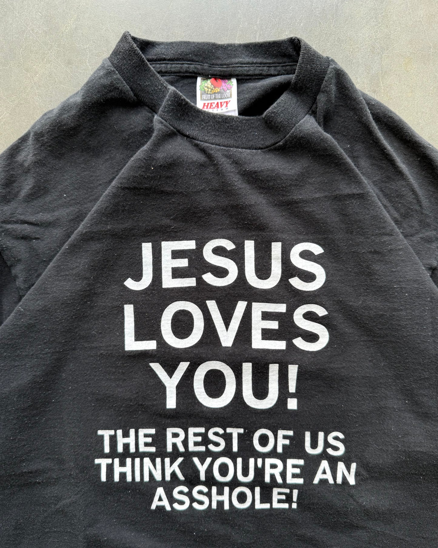 Vintage Jesus Loves You Tee - XL