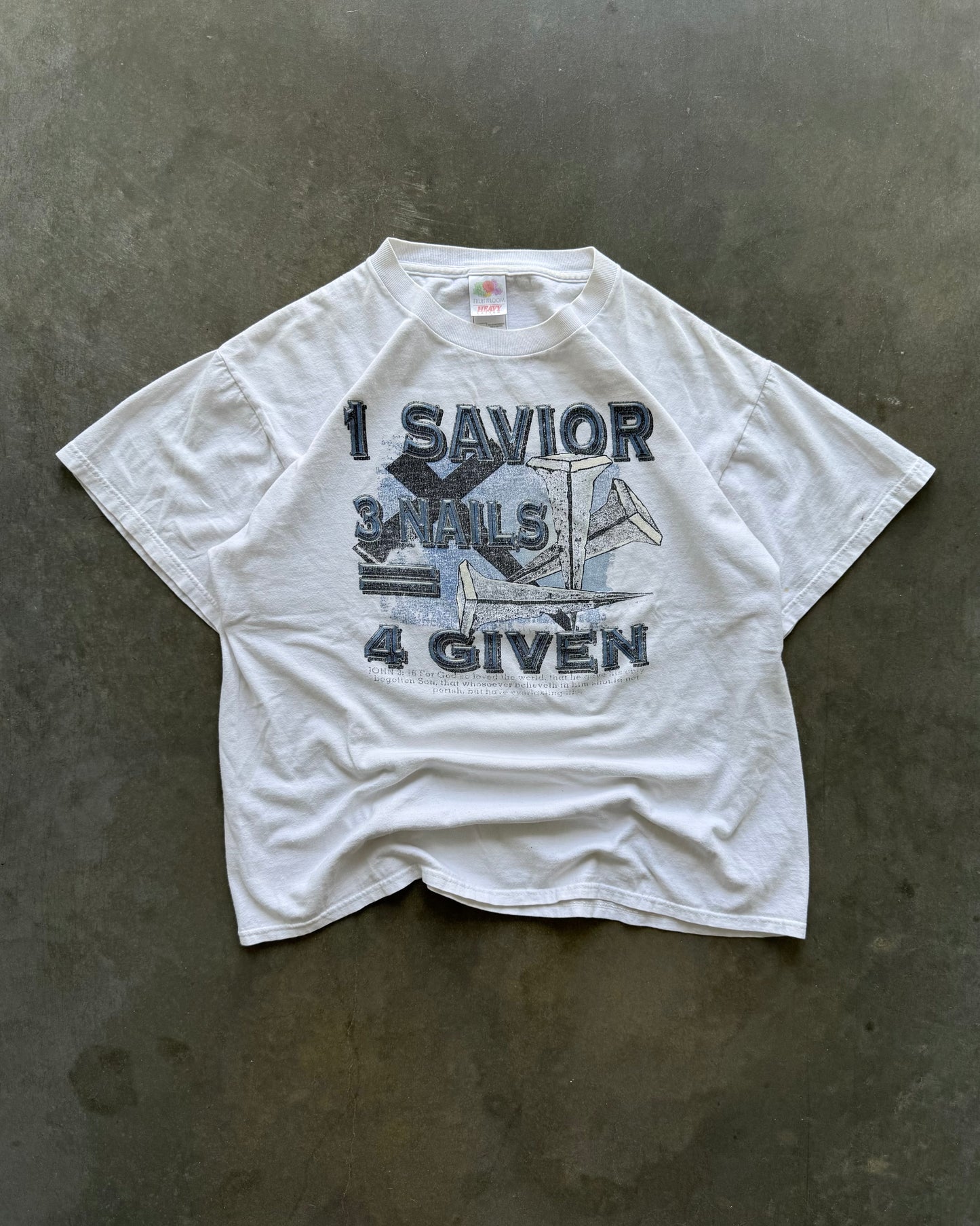 Vintage 4 Given Jesus Tee - L