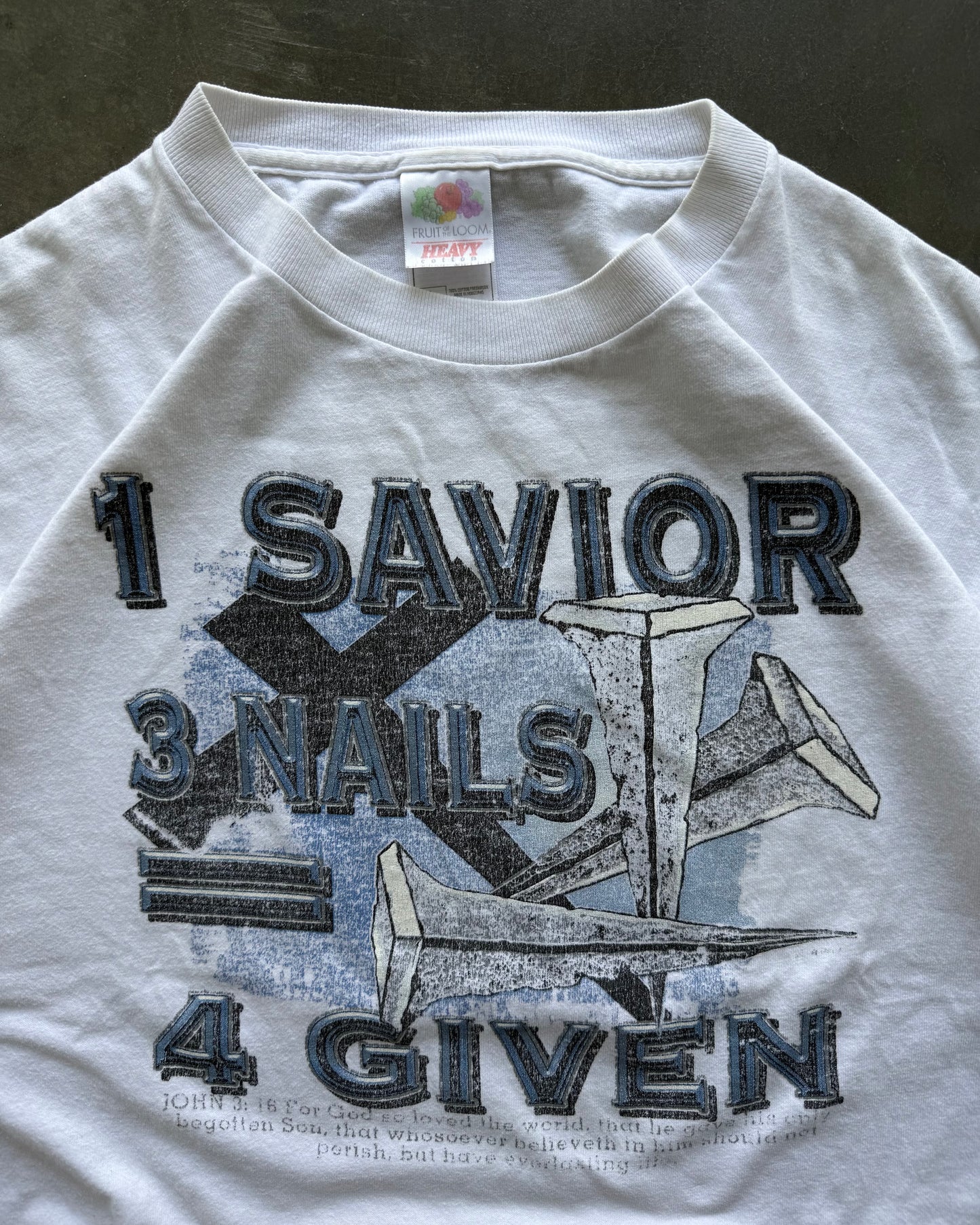 Vintage 4 Given Jesus Tee - L