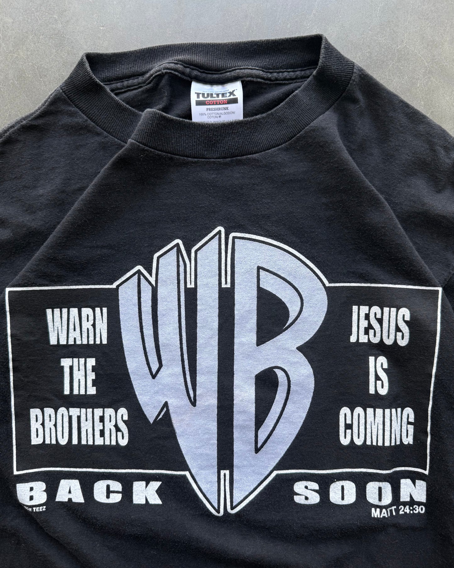 Vintage Warn The Brothers Jesus Tee - L
