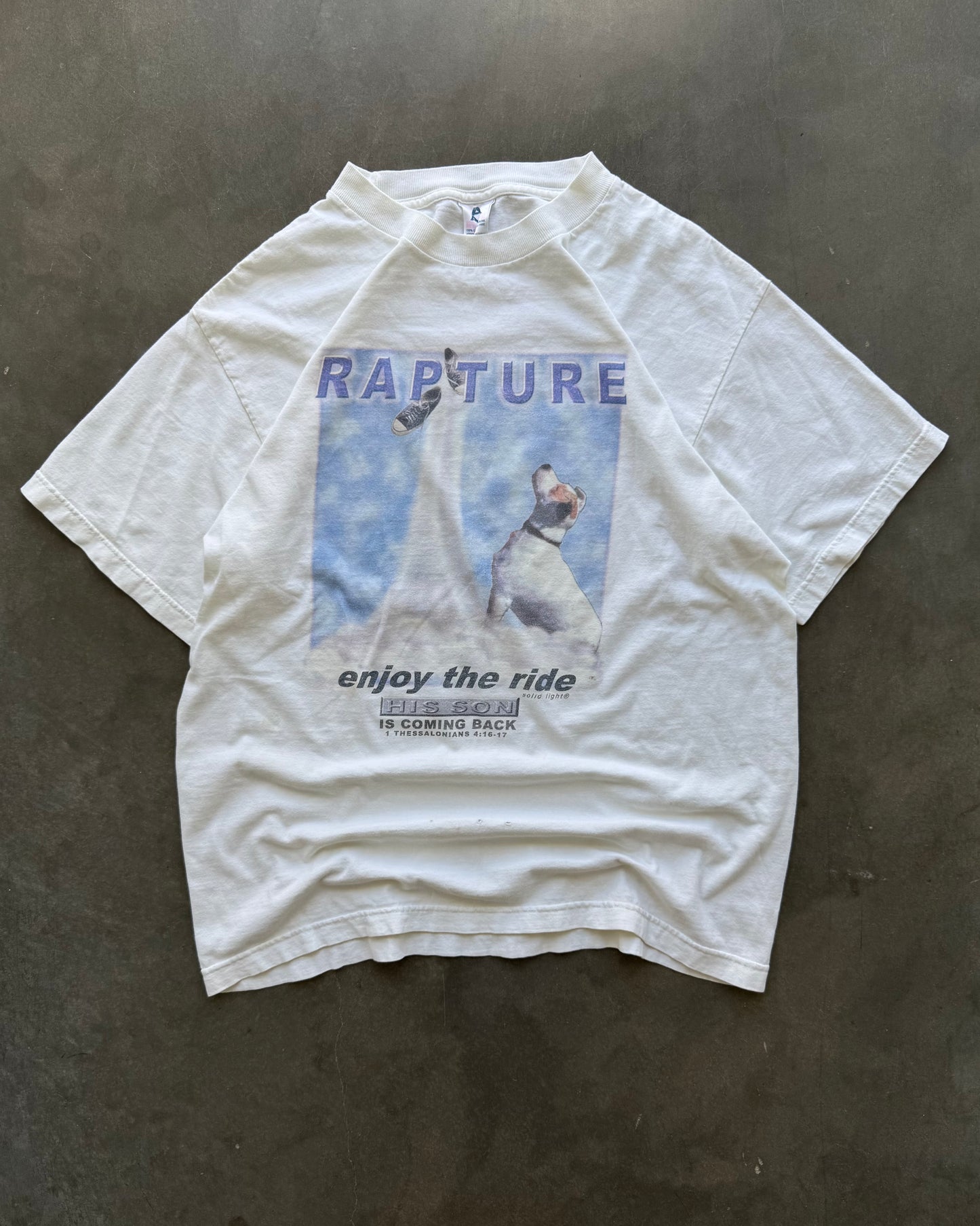Vintage Rapture Jesus Tee - L