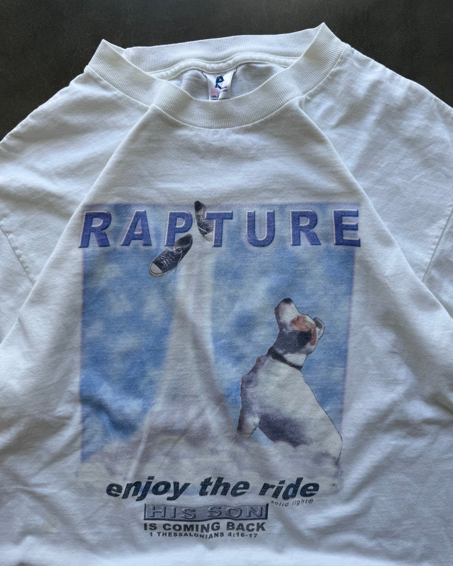 Vintage Rapture Jesus Tee - L
