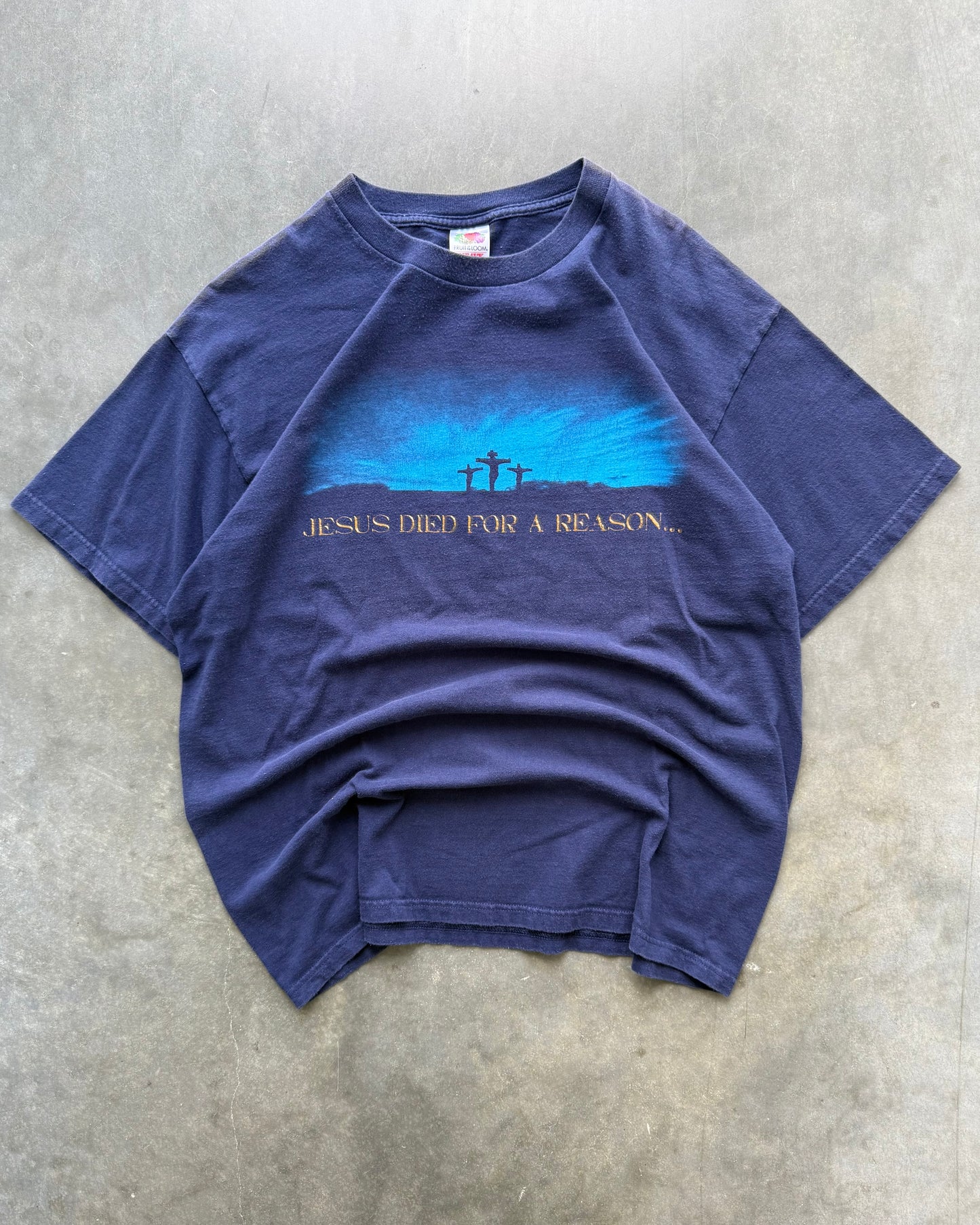 Vintage Jesus Died For a Reason Tee - XL