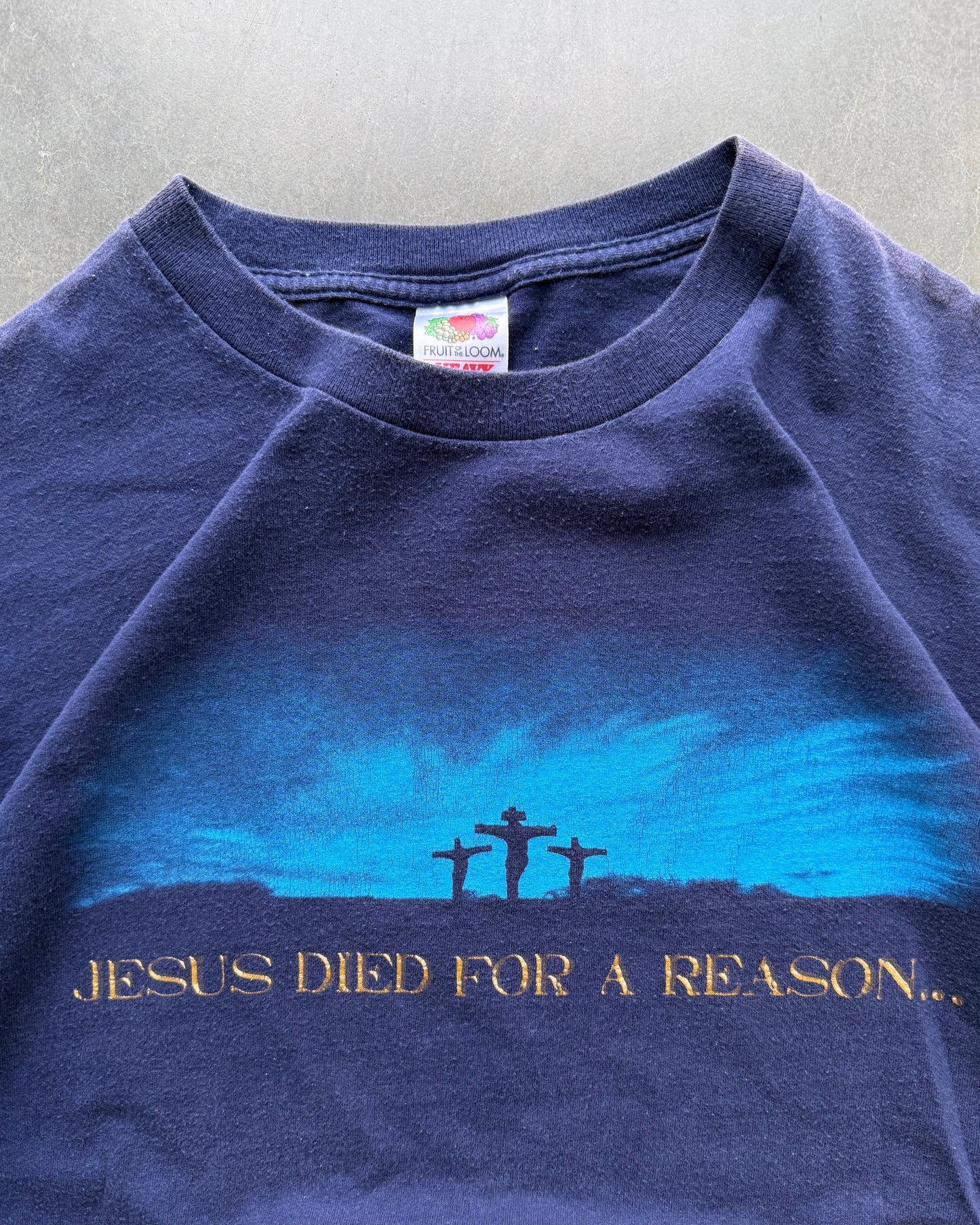Vintage Jesus Died For a Reason Tee - XL
