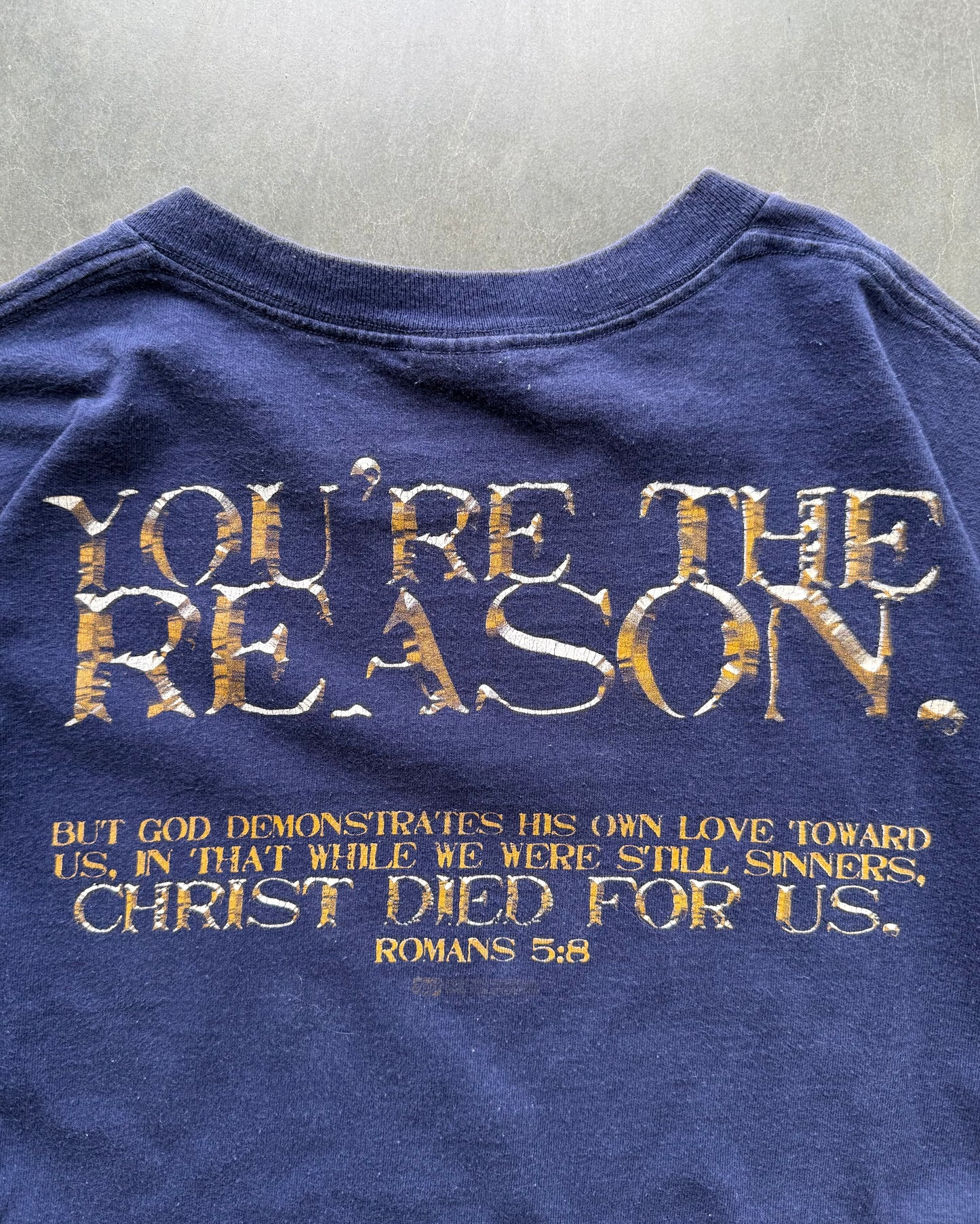 Vintage Jesus Died For a Reason Tee - XL