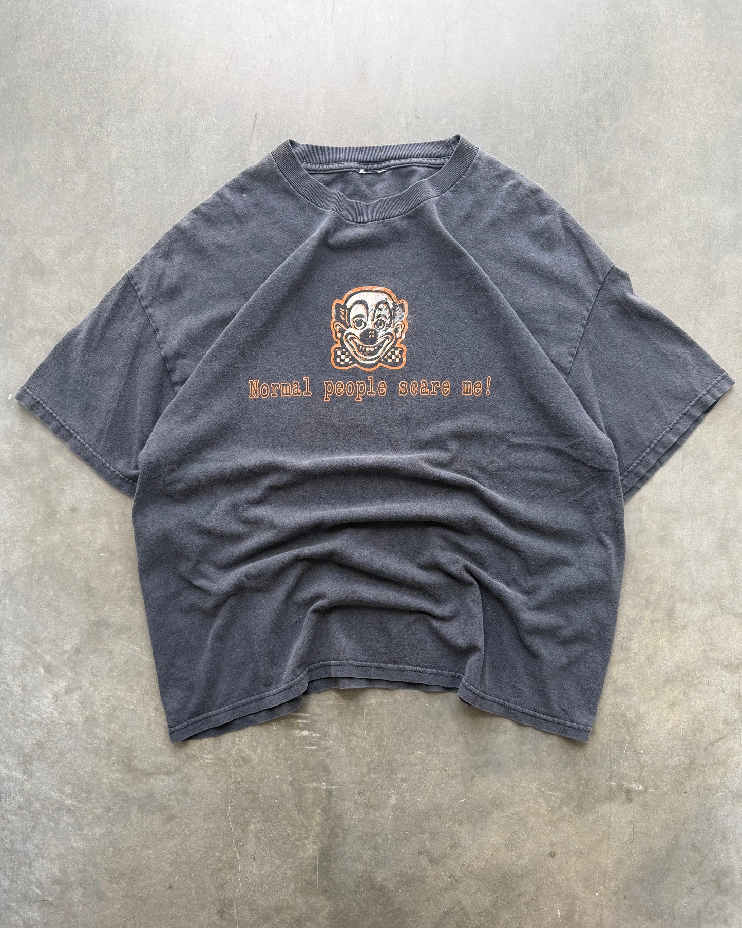 Vintage Normal People Scare Me Tee - L