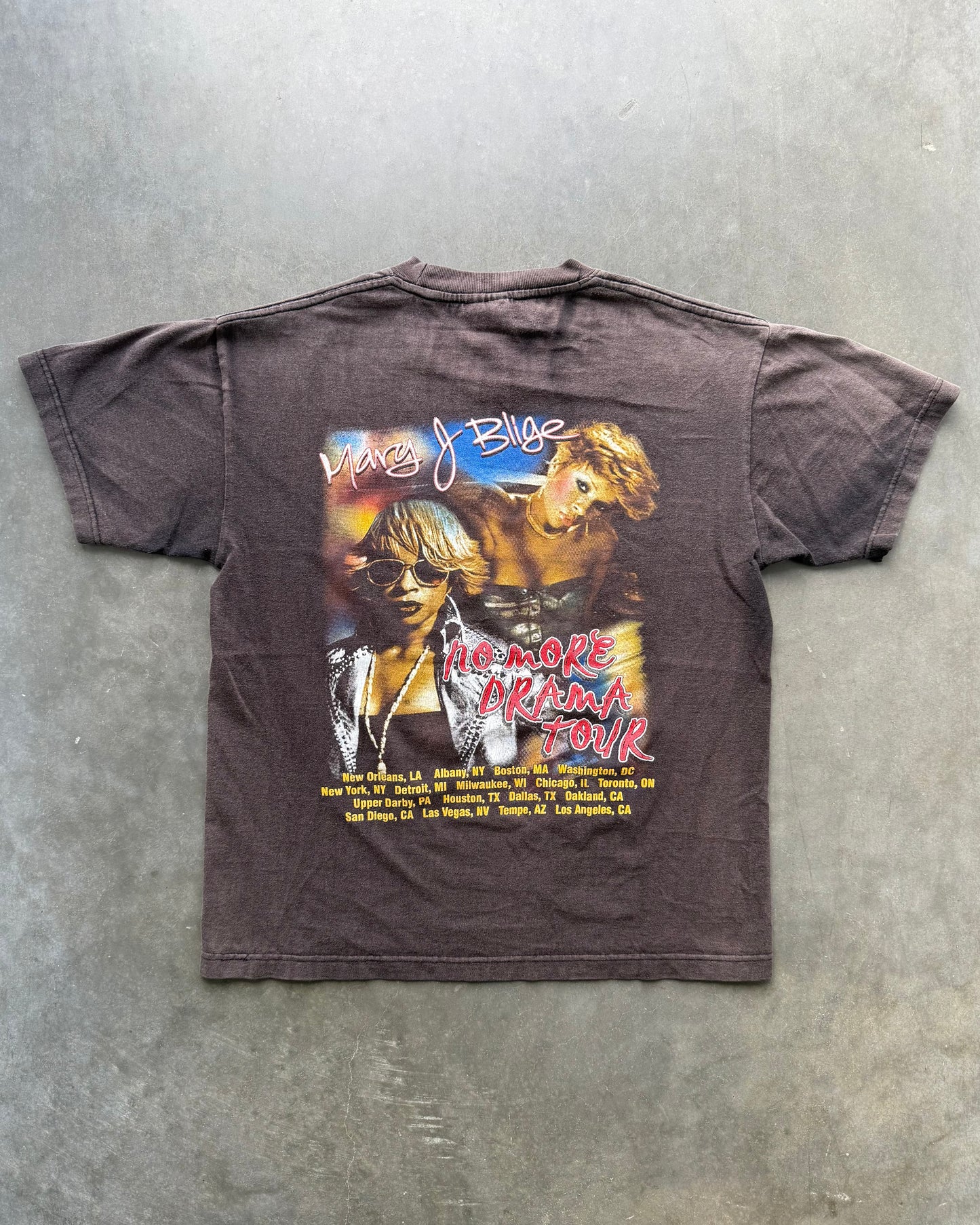 Vintage Mary J. Blige Faded Tee - M