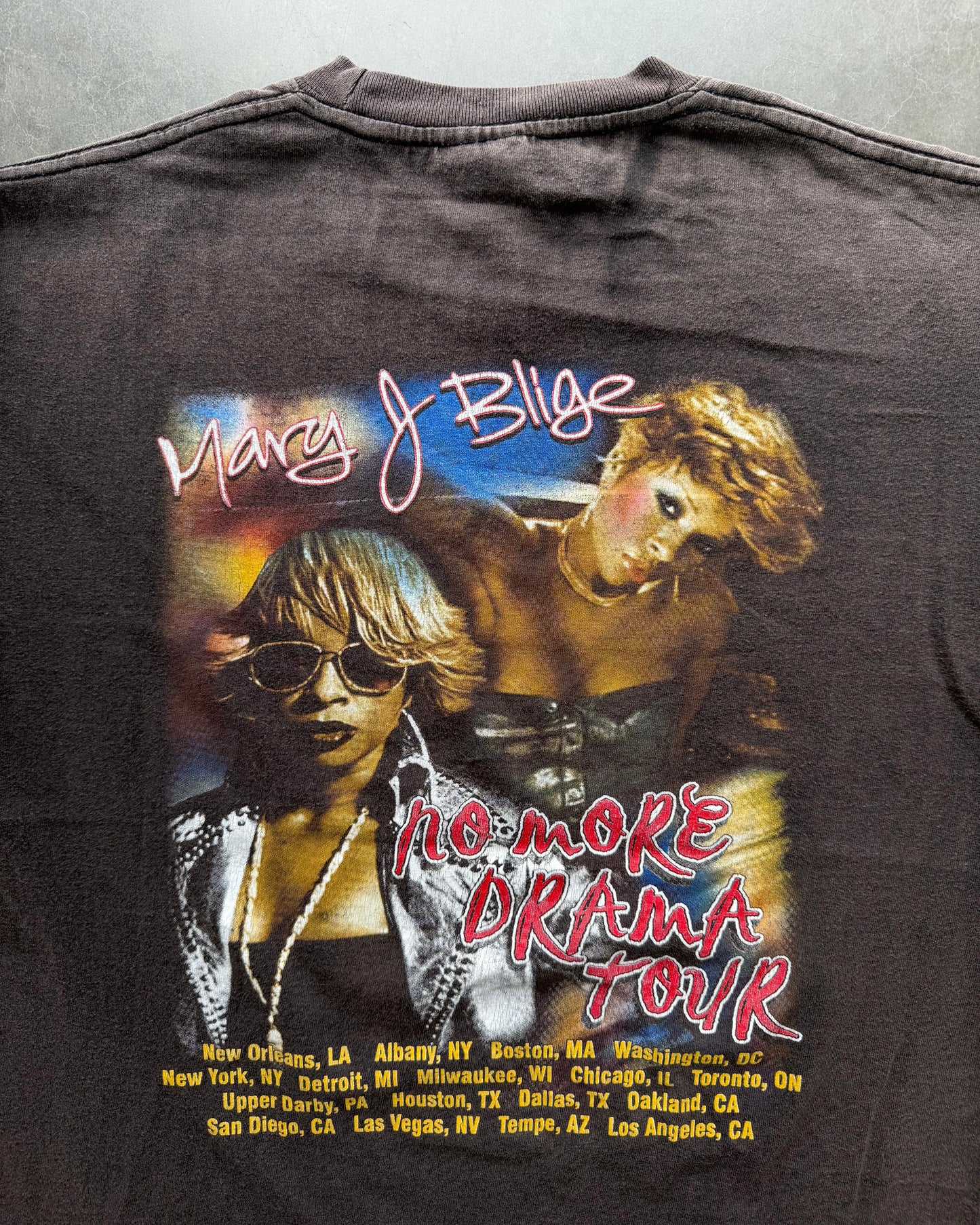 Vintage Mary J. Blige Faded Tee - M