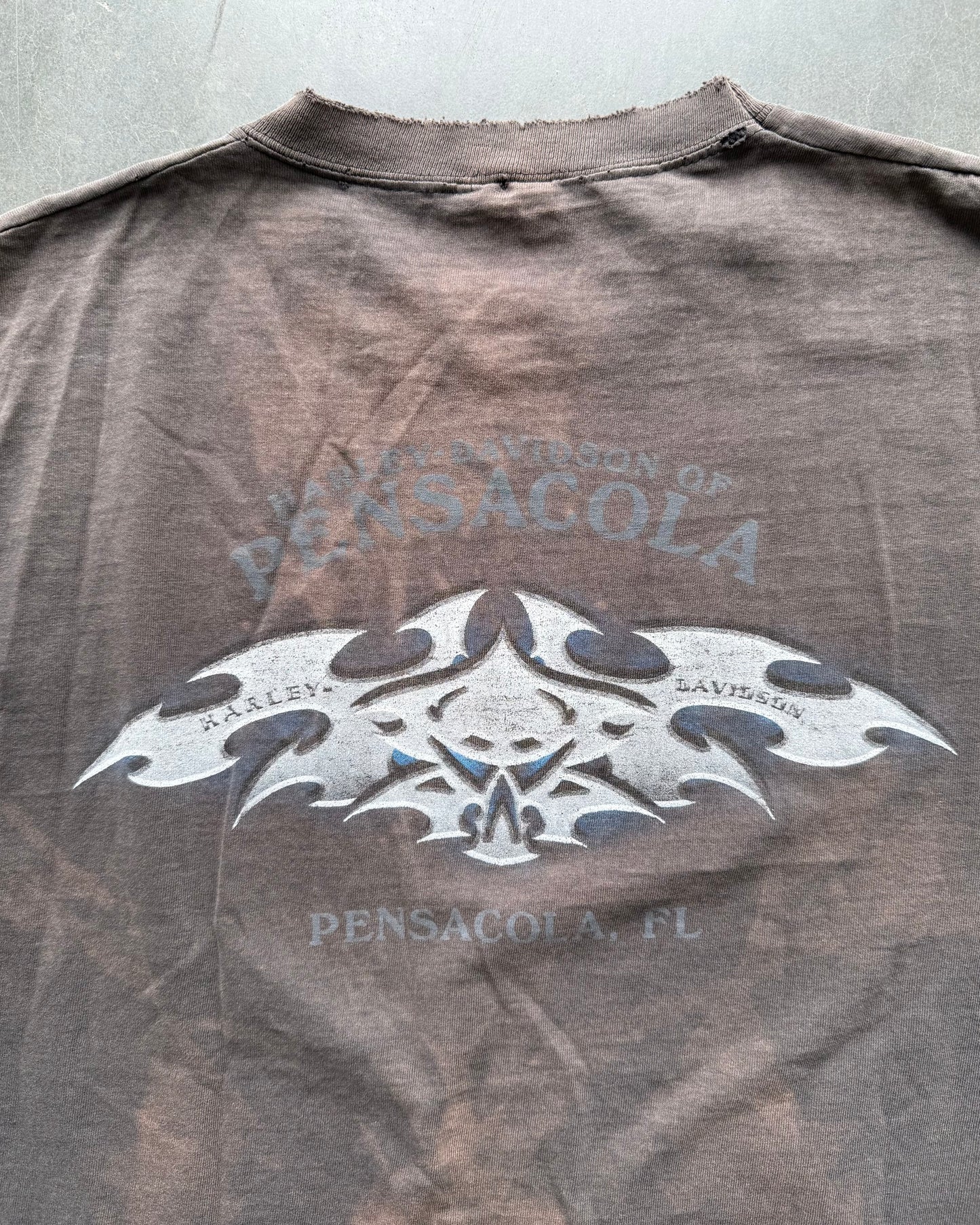Vintage Harley Davidson Faded Sleeveless Tee - L