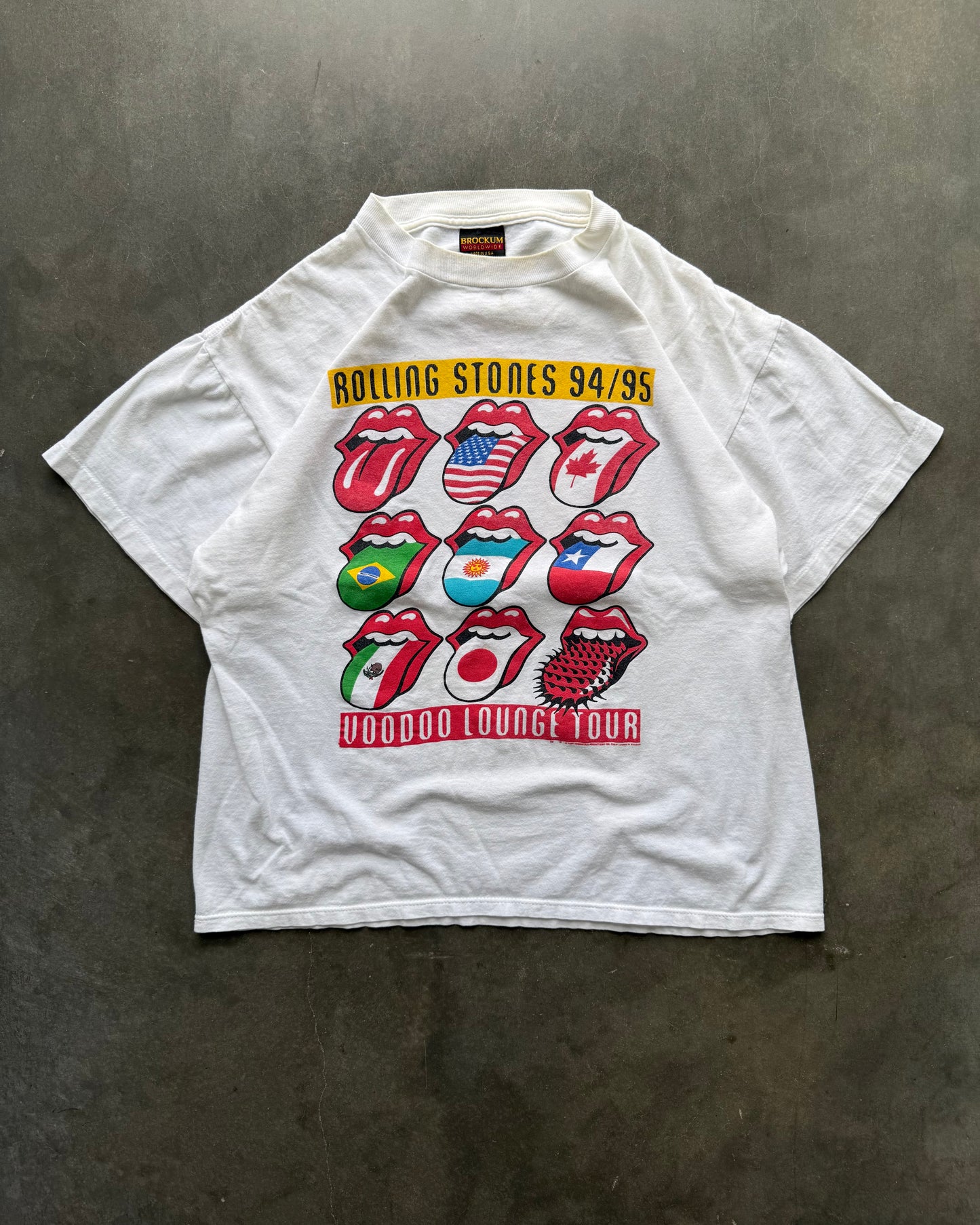 Vintage Rolling Stones Voodoo Lounge Tour Tee - L