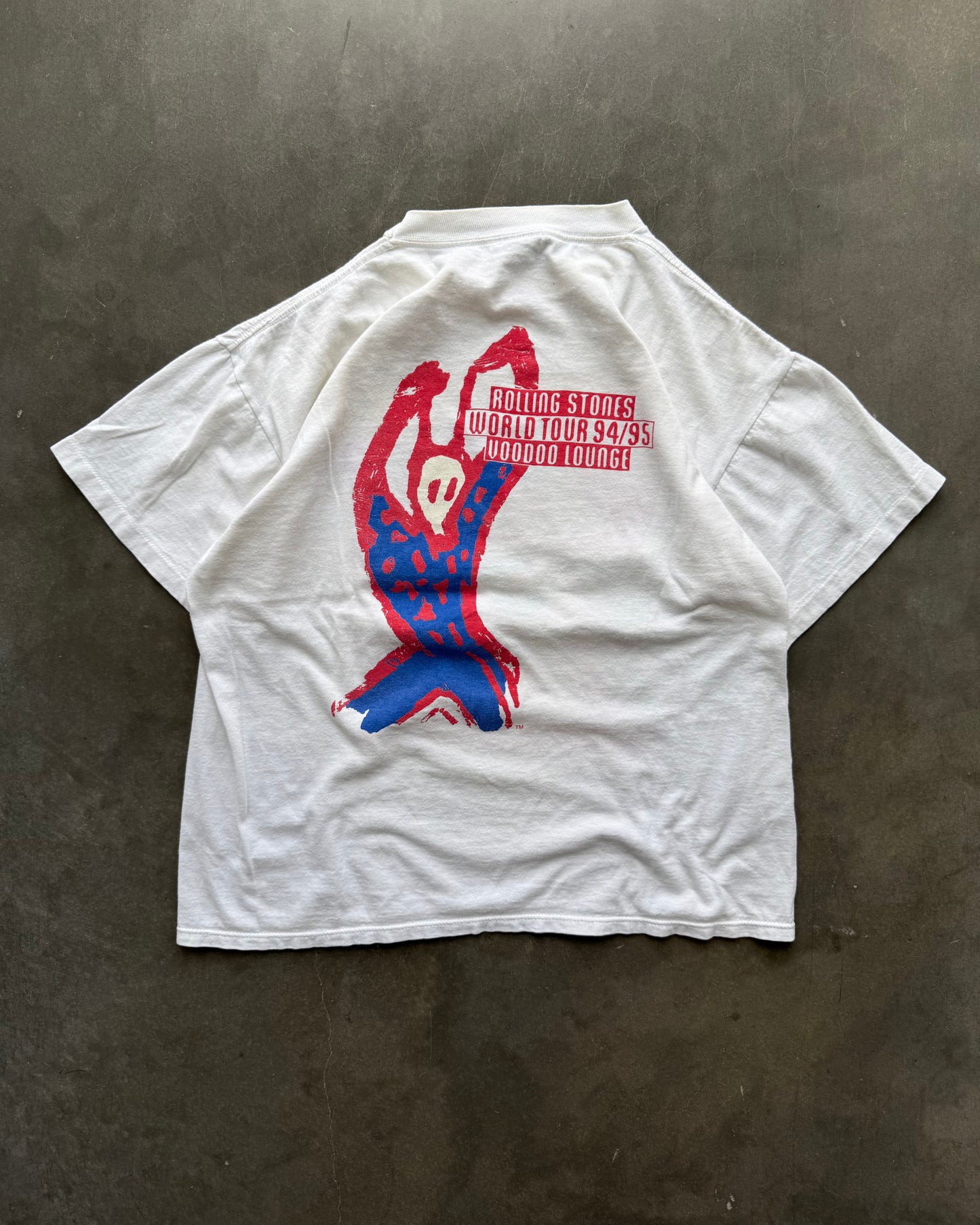 Vintage Rolling Stones Voodoo Lounge Tour Tee - L