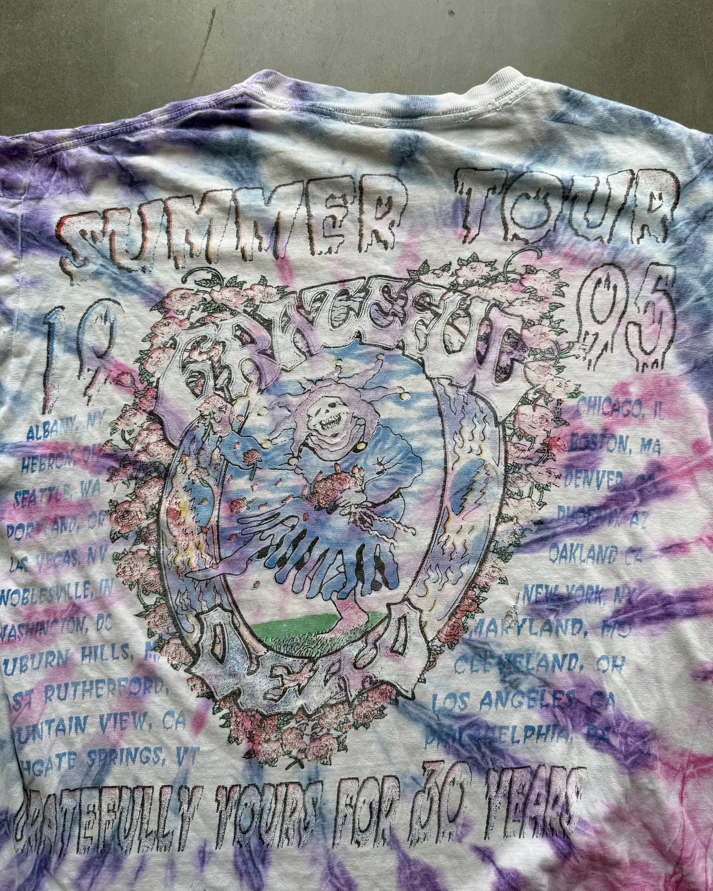 Vintage Grateful Dead Tour Tee - XL